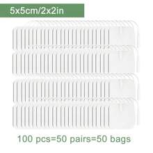 各种尺寸电极垫 2mm 针连接器替换凝胶垫 高品质 EMS 按摩贴片 适用于 TENS 装置 无纺布肌肉刺激器 最优价格 - 彩色 - 查看 27