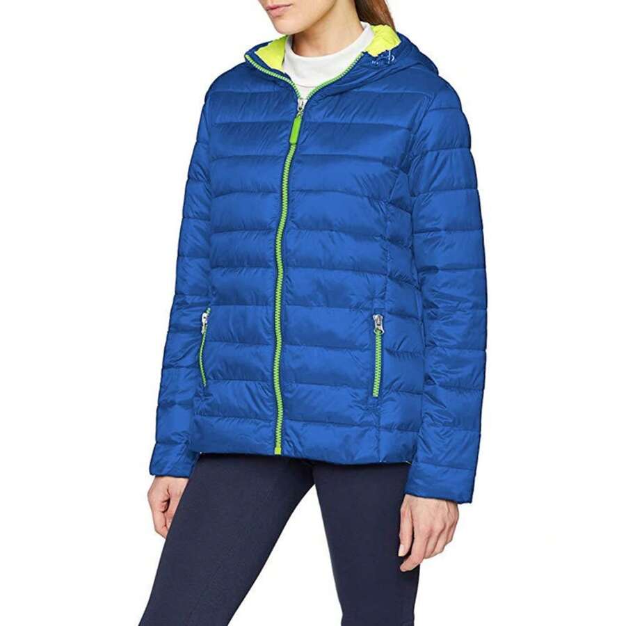 Result Urban Womens/Ladies Snowbird Hooded Jacket (Ocean/Lime) - 100% Nylon - 藍色 - 查看 1