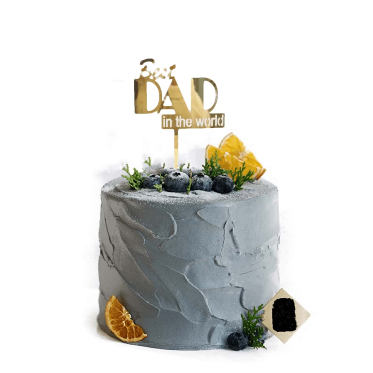1/10 piezas Decoración para tarta del Día del Padre feliz de acrílico "El mejor papá" Decoración para tarta para el Día del Padre feliz, suministros de fiesta del cumpleaños del papá