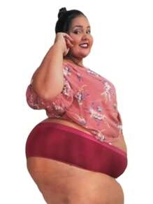 Plus Size Panties - 彩色 - 查看 9