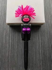 1pc Exploding Tip Boxer Pen - Easy Creative Design,Best Choice For Students And Office Use,1.0 Mm Black Ink,Stress Release Ballpoint Pen,Fun Stress Reducing Pen,Birthday Gift,Christmas Gift - Unique Gifts Back To School Season