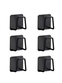 6pcs Strong Adhesive Sponge Holder, Stainless Steel Sponge Holders For Kitchen Sink, Dish Sponge And Brush Organization Holder, Premium Rustproof & Waterproof & Quick Drying Kitchen Sink Caddy,For Christmas, Mother's Day, New Year, Valentine's Day,Stainless Steel Hooks,For Kitchen, Bathroom, Door, Wall,Home And Kitchen Storage Accessories