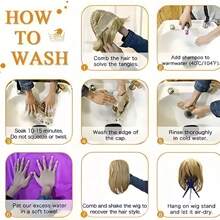 2025 Natural Messy Medium Length Black Curly Hair, Woman Wig With Bangs ,High-Quality Synthetic Wig, Suitable For Daily Gatherings And Halloween Wigs Christmas Wigs - Black - View 9