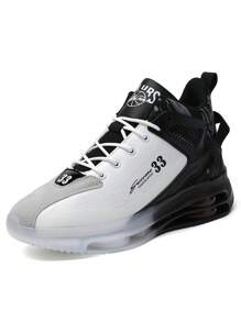 Men's Sports Shoes, New KPU Leather Sneakers, Casual Trainers For Students And Athletes, Suitable For All Seasons, Non-Slip, Shock-Absorbing, High-Quality Basketball Shoes For Teenagers And Students