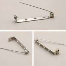 Juego de 10 alfileres de broche, alfileres de , alfileres de cuello, bases de flores, alfileres de solapa con broches para manualidades DIY y accesorios de joyería, accesorios para vestir, prendedor para ropa, bolso, regalo escolar