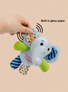 Dog Plush Toy- With Crinkle Paper & Squeaky Sound, Cute Animal Design, Dog Chew Toy For Small/Medium/Large Dogs - Multicolor - View 8