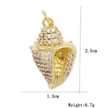 1 peça de pingente de hip hop personalizado com pedra de zircônia microincrustada de cobre para pulseira, colar, brincos, chaveiros e acessórios