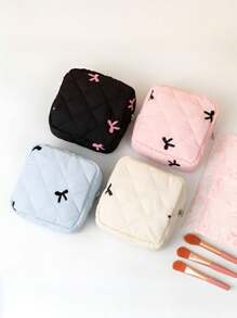 1pc Bowknot Pattern Portable Mini Zipper Cosmetic Bag/Sanitary Napkin Storage Bag Fluffy Cosmetic Bag Makeup Storage Bag Toiletry Bag Makeup Storage Mini Bag Sanitary Bag Menstrual Bag Mini Cosmetic Bag Pad Bag Sanitary Bag Napkin Bag Coin Purse Bags, Makeup Bag, Organizer, Storage, Makeup Organizer, Makeup Bags, Toiletry Bag, Desk Organiser, Make Up Bag, Make Up Pouch, Travel Essentials, Makeup Bag, Cosmetic Bag, Large Capacity, Large Makeup Bag,Christmas Gifts,Pouch,Travel,Gifts For Women,Women's Necessaire,Travel Essential,Pouch,Clutch / Small Handbag,Necessaire,Makeup Organizer,Makeup Organize,Pouch,Brush Holder,Mini Pouch,Large Capacity Pouch