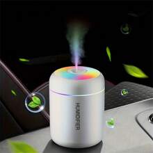 1 stuk etherische olie aromatherapie mist diffuser en luchtbevochtiger met kleurveranderend nachtlampje, koude mistfunctie en bevordering van de gezondheid van planten - verfris en reinig uw kamer met een rustgevende sfeer Valentijnsdag Valentijnsbenodigdheden Bruiloftsartikelen