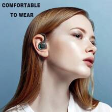 Cuffie senza fili F8, cuffie senza fili da appendere all'orecchio, cuffie stereo da corsa e sport, cuffiette senza fili con gancio per l'orecchio, cuffiette stereo senza fili da sport impermeabili