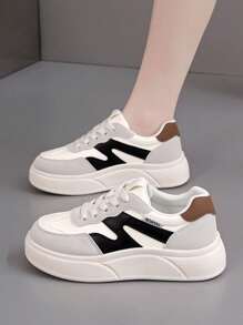 Zapatos casuales para mujer, nuevos lanzamientos, zapatos elegantes para mujer, guías de viaje para el día y la noche, zapatos cómodos para mujer, zapatos deportivos de moda - Negro - Ver 6