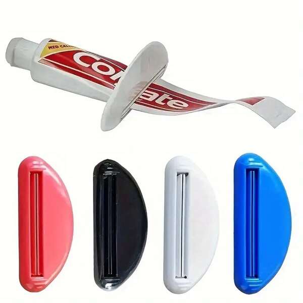1pc Plastic Toothpaste Squeezer - Travel-Friendly Bathroom Accessory For Home Usebathroom Decor Summer Back To School