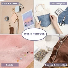100 alfileres de costura, alfileres rectos de 1.57 pulgadas con cabeza de perla, alfileres de acolchar para costura, joyería, manualidades y suministros de costura