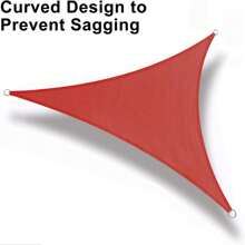 1PC Multicolor 3-Sided Sun Shade Sail Outdoor Awning Breathable UV Resistant Durable Four Seasons Sun-Shelter For Balcony Yard Car Park Swimming Pool Shade Sail