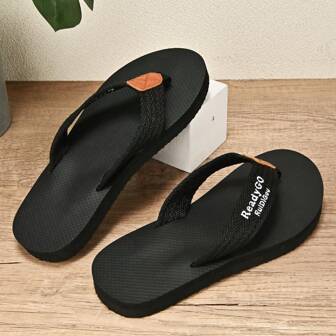 男士休闲户外人字拖，厚实柔软舒适沙滩凉鞋