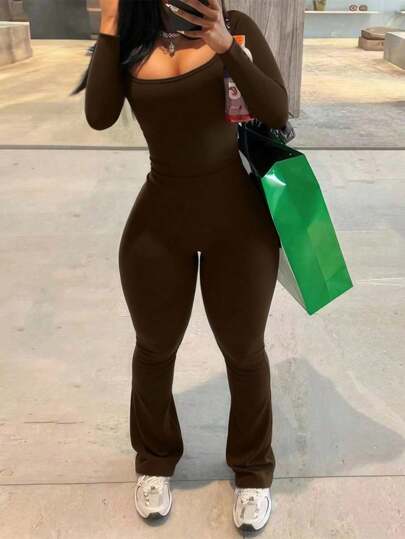 Mono AiTyi de talla grande, de moda, sexy, cómodo, de tela elástica, ajuste ceñido, adecuado para uso diario, al aire libre, temporada de graduación, regreso a clases, Día del Maestro, carnaval, cita, viaje al aeropuerto, casual, deportivo