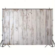 Retro Wooden Floor Background Fabric - Polyester Fiber, No Need For Power, Suitable For Photo Booths And Parties