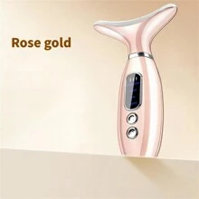 Masajeador de cara y cuello, dispositivo de masaje facial y de cuello ajustable de 3 modos con funciones de calentamiento y vibración, herramienta de belleza para el cuidado en el hogar, regalo para el Día de la Madre - Multicolor - Ver 7