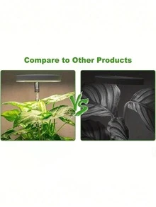 1pc Plant Growth Lamp, Suitable For Indoor Plants, Adjustable Height, Timing Function, Brightness Adjustable, Suitable For Small Plants, USB Powered - Three Colors Of Light - View 6