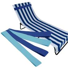 Monalife 4pcs Towel Bands For Beach,Pool&Cruise Chairs, Beach Towel Bands-Windproof Beach Chair Towel Bands Clips For Cruise Ship Essentials,Elastic Towel Holder Strap,Summer Chair Bands For Beach Towels