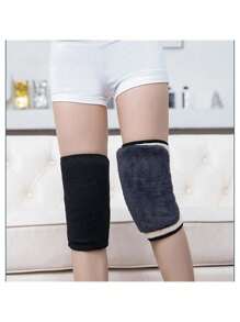 1pc Autumn And Winter Warm Knee Pads, Two-Layer Thick Windproof Knee Pads For Cycling And Outdoor Activities