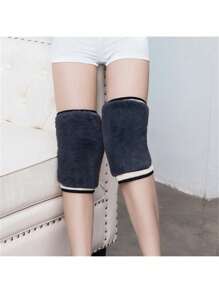 1pc Autumn And Winter Warm Knee Pads, Two-Layer Thick Windproof Knee Pads For Cycling And Outdoor Activities