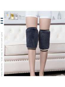 1pc Autumn And Winter Warm Knee Pads, Two-Layer Thick Windproof Knee Pads For Cycling And Outdoor Activities