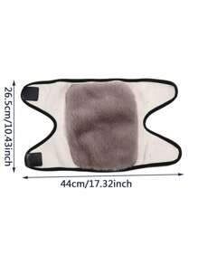 1pc Autumn And Winter Warm Knee Pads, Two-Layer Thick Windproof Knee Pads For Cycling And Outdoor Activities