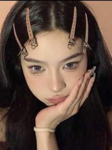 Mollette per capelli a forma di becco d'anatra con frangia, clip volumizzanti senza cuciture per la radice dei capelli, clip per acconciatura - Argento - Visualizzare 5