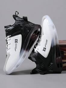 Men's Sports Shoes, New KPU Leather Sneakers, Casual Trainers For Students And Athletes, Suitable For All Seasons, Non-Slip, Shock-Absorbing, High-Quality Basketball Shoes For Teenagers And Students