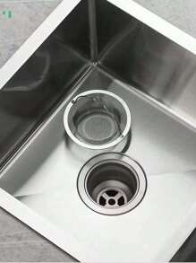 1 Stück Küchen Edelstahl Filter, Geschirrspülbecken, Geschirrspüle, Abwasser, Müll, Verstopfungs- und Geruchssicherung Netz