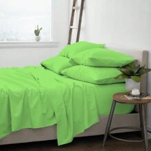 6-Piece Ultra Soft Cooling Bamboo Bed Sheet Set With Deep Pockets - 作為 - 查看 2