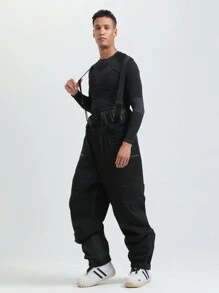 Herren Skihose, isolierte, wasserdichte Schnee-Latzhose für den Outdoor-Bereich, atmungsaktiv, Arbeitshose, Winterbekleidung für Herren, Schneehose, Jogginghose, Frühlingsbekleidung Jumpsuit