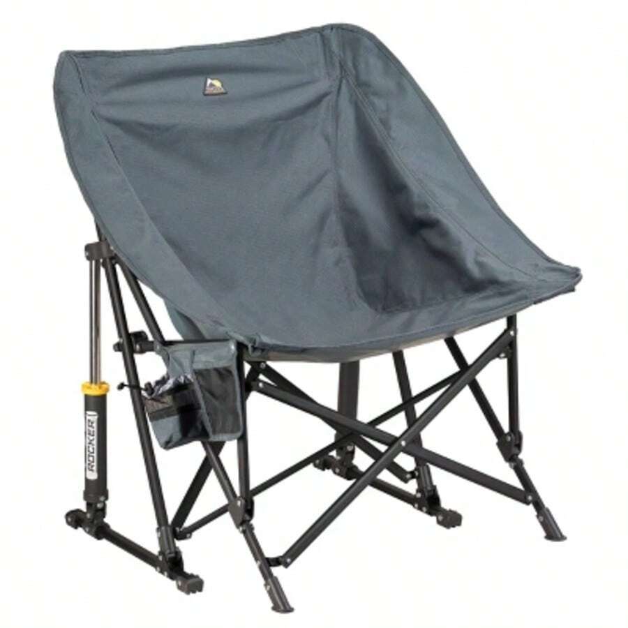 GCI Outdoor Pod Rocker Foldable Rocking Camp Chair - Charcoal - View 1