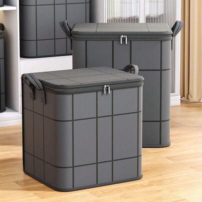 1 túi đựng quần áo màu xám, xô đựng quần áo bẩn, túi đựng quần áo bẩn, túi chuyển nhà, để cất quần áo nhàn rỗi, mang quần áo bẩn đến phòng giặt, túi vải mềm, có thể gấp lại để dễ dàng cất giữ, sức chứa lớn chống thấm nước và bụi, thích hợp cho gia đình và ký túc xá giỏ đựng đồ giặt, giỏ đựng đồ giặt, đồ dùng phòng tắm, giỏ, giỏ đựng đồ, giỏ đựng đồ giặt có thể gấp lại