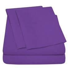 Luxurious Ultra Soft 4-Piece Bamboo Fiber Bed Sheet Set With Deep Pockets - Full Size - 蘭花 - 查看 3