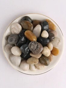 100/300/500/800/1000g0.4-0.6/1-2/2-3cm天然溪流石、混合颜色、装饰鹅卵石、微景观、水族馆、鱼缸、底部铺路、沙石花瓶、多肉盆栽、土壤填充和覆盖物