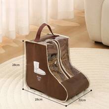 1/2 pièces Sac de rangement pour bottes longues et courtes, sac de rangement pour chaussures, housse de protection anti-poussière pour chaussures, sac de rangement pour housses de chaussures, sac de transport pour bottes, sac de rangement élégant pour housses de chaussures, sac de rangement non tissé pour housses de chaussures pour le voyage et la maison