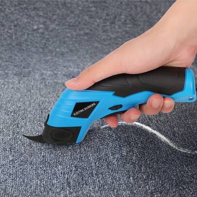 Tijeras eléctricas de precisión para telas - recargables por USB, cortador de mano multiusos adecuado para ropa, cartón, alfombras y piel sintética