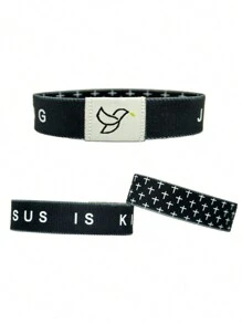 Pulseras con versículos bíblicos, pulseras cristianas con versículos bíblicos y NFC para música, pulseras inspiracionales con versículos bíblicos diarios para mujeres, hombres y adolescentes, regalos religiosos elásticos inspiracionales