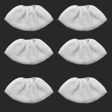 2/4/6/8pcs Microfiber Steam Mop Replacement Cloth Compatiable With Karcher SC1 SC2 SC3 SC4 SC5 SV7 High Temperature Resistance Easy To Clean Effective Wipe Glass To Oil Disinfection And Disinfection Gap Cleaning Brush Shoes Remove Small Advertisement Cleaning Accessories - White - View 11