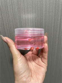 1pc Newest Nontoxic Fluffy Slime, Anti-Stress Crystal Clear Mud Slime, Asmr Stress, ‏Egg Slime