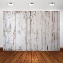 Retro Wooden Floor Background Fabric - Polyester Fiber, No Need For Power, Suitable For Photo Booths And Parties