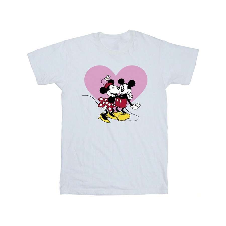 Disney Mens  Love Languages TShirt (White) - 153gsm 100% Cotton - White - View 1