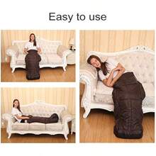 Electric Heating Pad Full Body Wraps Woolala Knee Hands Foot Warmer 6 Temperature Levels Auto Shut Off Washable - Brown1 - View 5