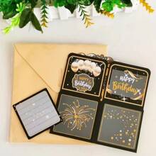 Birthday Pop-Up Gift Box ,Birthday Card Surprise Box ,Birthday Wrapping Box Party Supplies - Multicolor - View 5