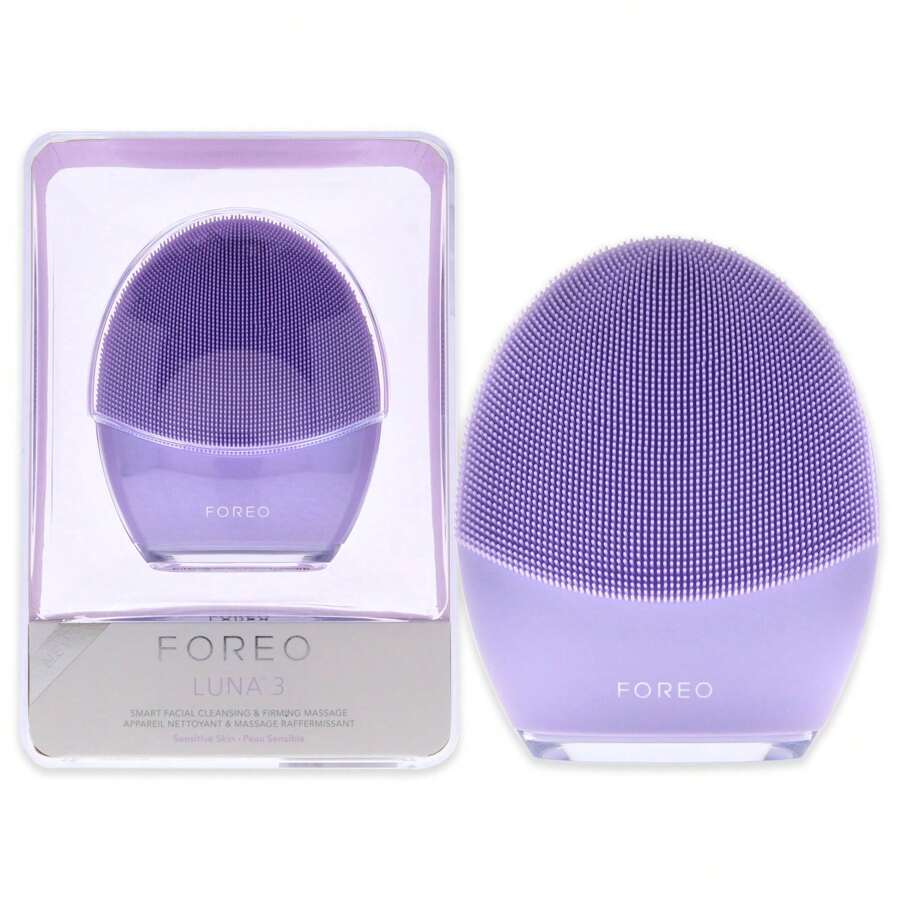 Foreo LUNA 3 Smart Son.Ic Facial Cleanser & Massager, For Sensitive Skin - 紫色 - 查看 1