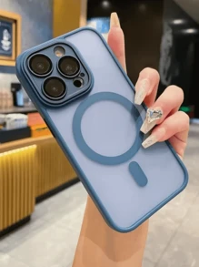Matte Case Cover IPhone 11 12 13 14 15 Pro Max Magsafe Camera Protection - 灰色 - 查看 2