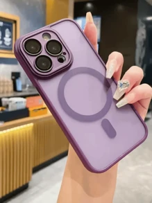 Matte Case Cover IPhone 11 12 13 14 15 Pro Max Magsafe Camera Protection - 灰色 - 查看 4