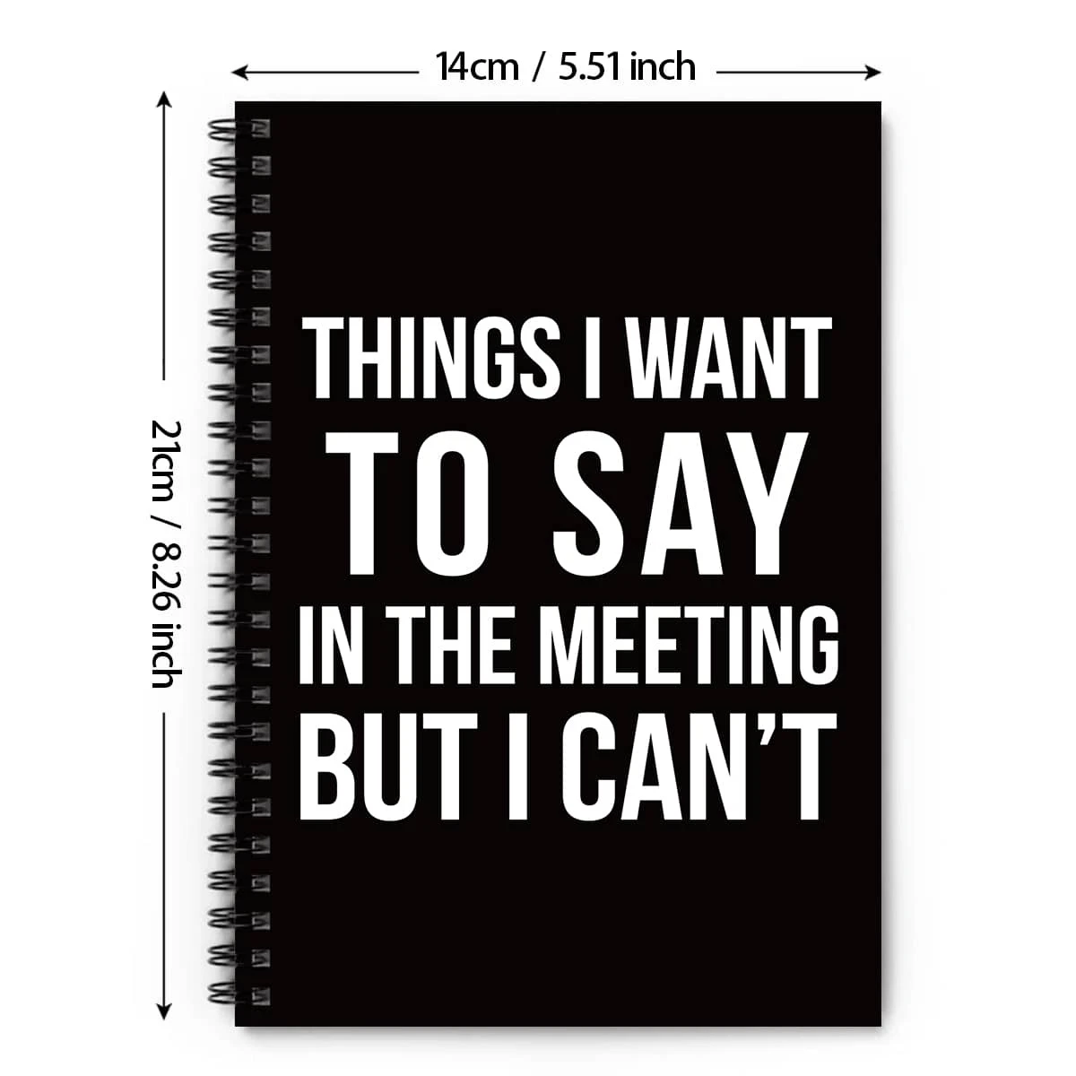 1 Pc Spiral Journal Notebook, Funny Gift For Coworker, Employee ...